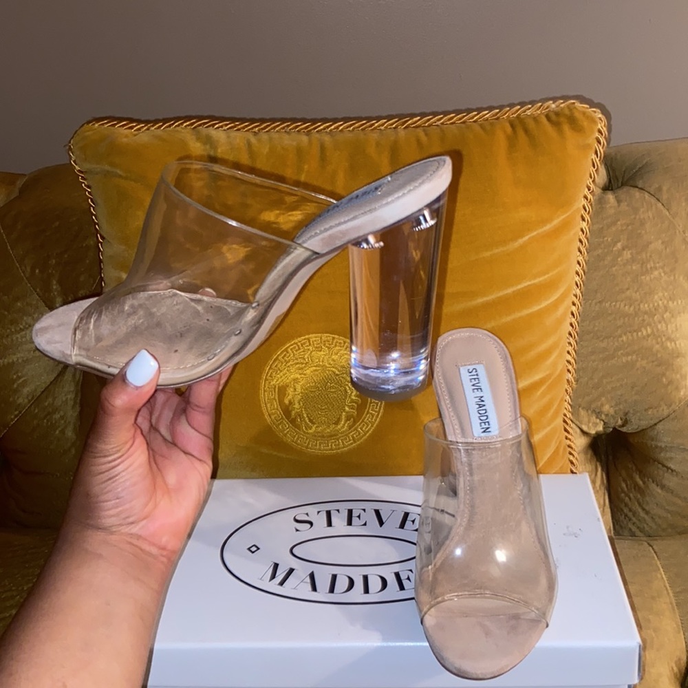 Steve Madden Heels (Clear)